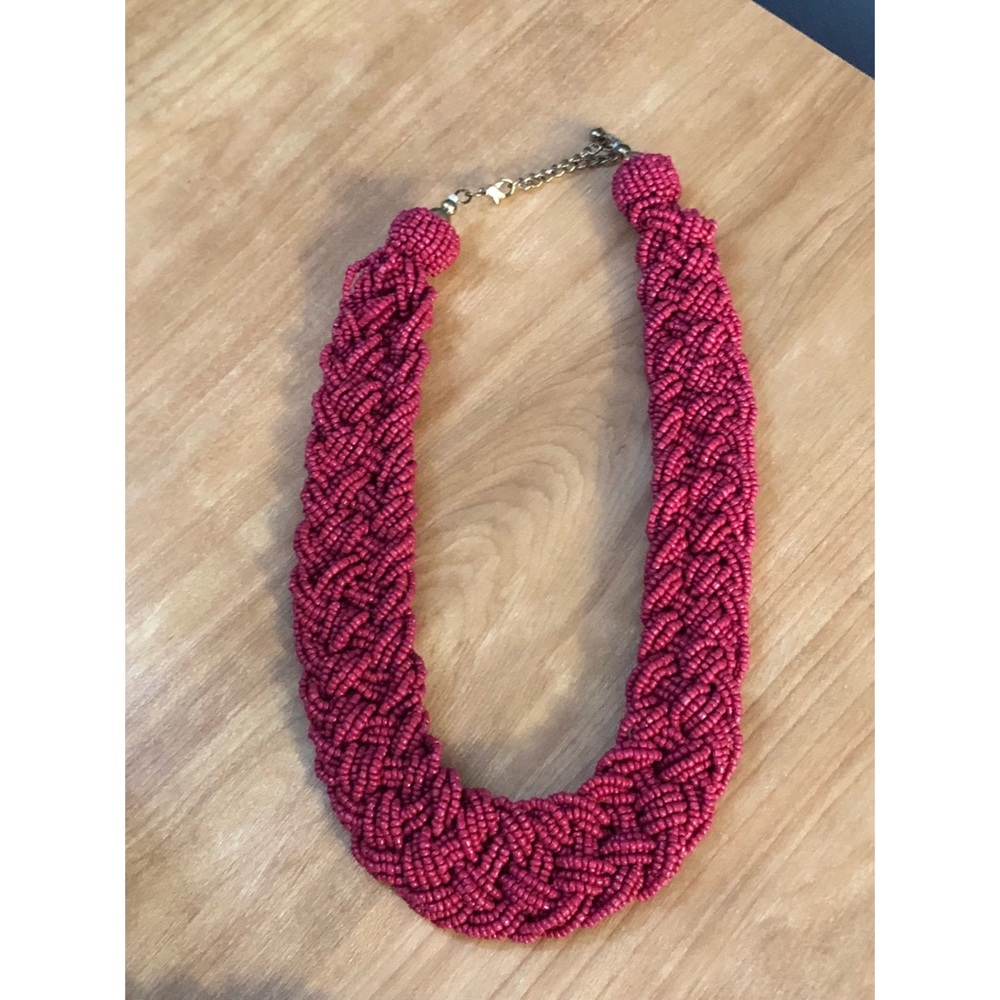 Red Beaded Necklace